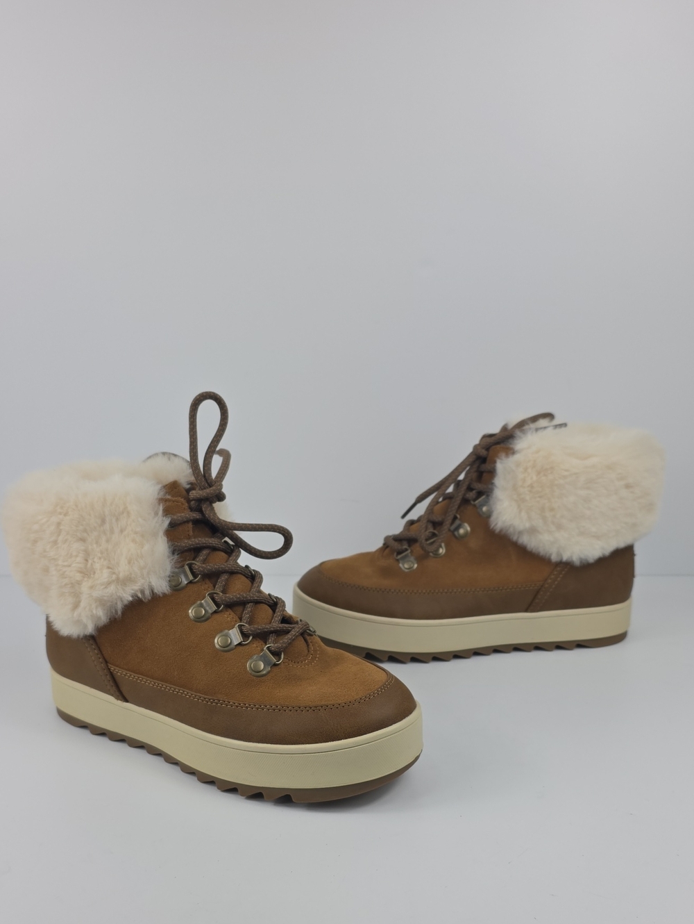 Koolaburra by UGG Tynlee Suede Lace-Up Women's Boots Size 7 - Picture 2 of 13